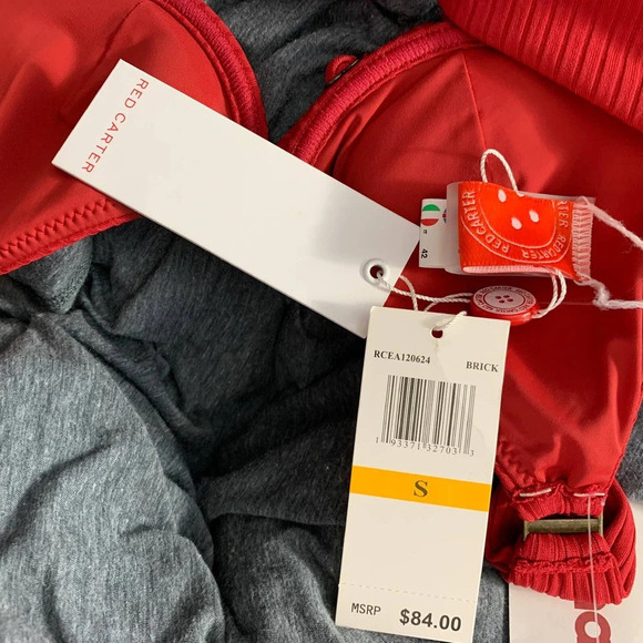 Red Carter Two-Piece Bikini Set Red Multicolor - Picture 11 of 12